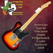 American Special Telecaster Maple Fingerboard, 3Color Sunburst 2009 Texas Spec.
