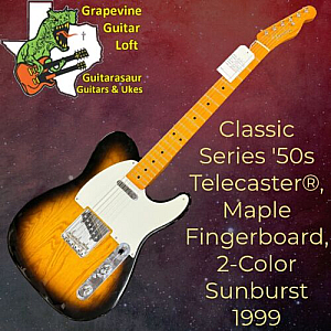 Fender Classic Series 50s Telecaster®, Maple Fingerboard, 2Color Sunburst 1999