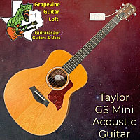 Taylor GS Mini Acoustic Guitar in Tayor GS Mini Gig Bag  RH