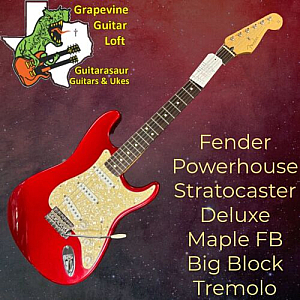 Fender Powerhouse Stratocaster Deluxe Maple FB Big Block Tremolo Boost 1997