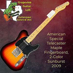 American Special Telecaster Maple Fingerboard, 3-Color Sunburst 2009 Texas Spec.