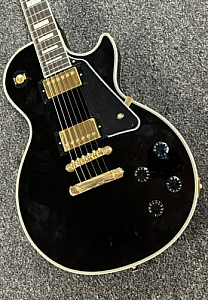 Epiphone Les Paul Custom Ebony Electric Guitar Black