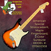 Fender American Special Stratocaster Maple FB Texas Specials SPEC STRAT MN 2TSB